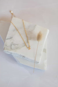 Initial Dainty Paperclip Chain