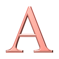 Letter A (Plain)