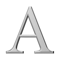 Letter A (Plain)