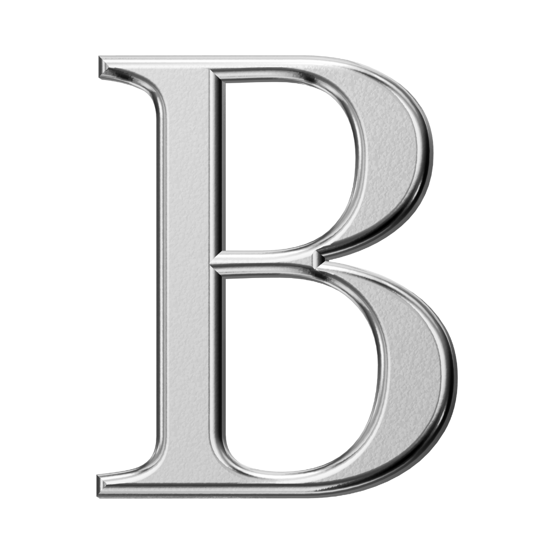 Letter B (Plain)