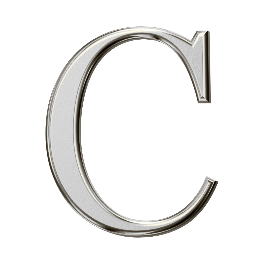 Letter C (Plain)
