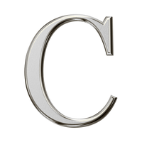 Letter C (Plain)