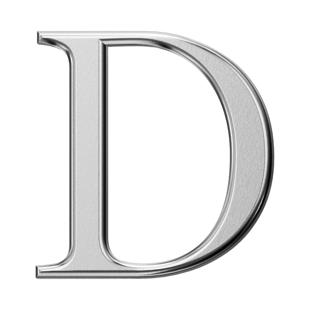 Letter D (Plain)