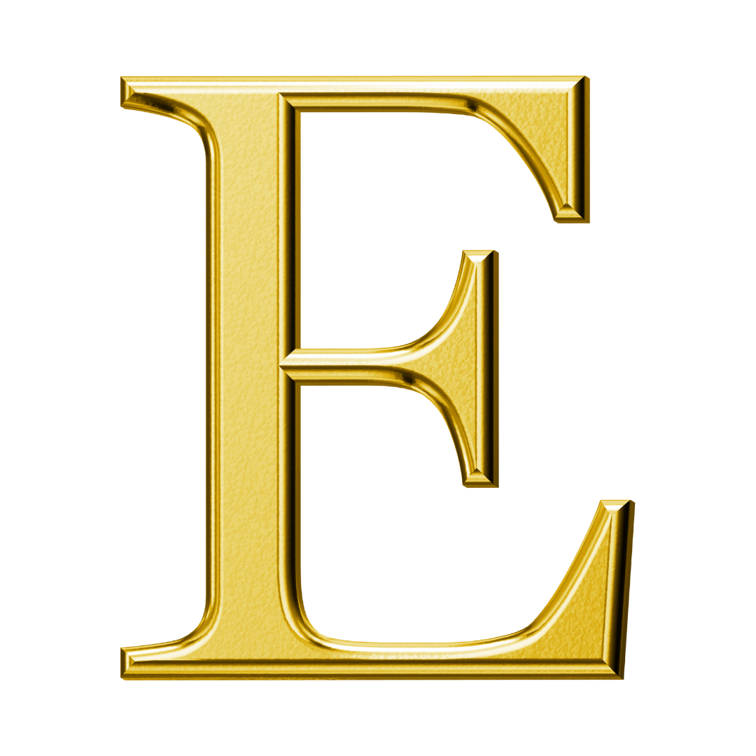 Letter E (Plain)