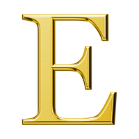 Letter E (Plain)
