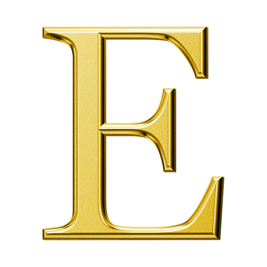 Letter E (Plain)