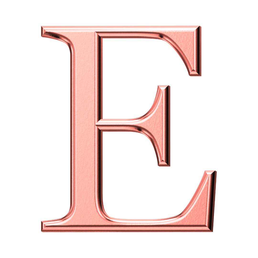 Letter E (Plain)