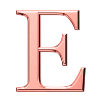 Letter E (Plain)