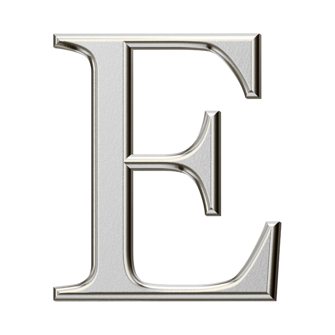 Letter E (Plain)