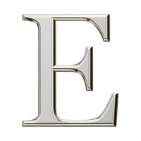 Letter E (Plain)
