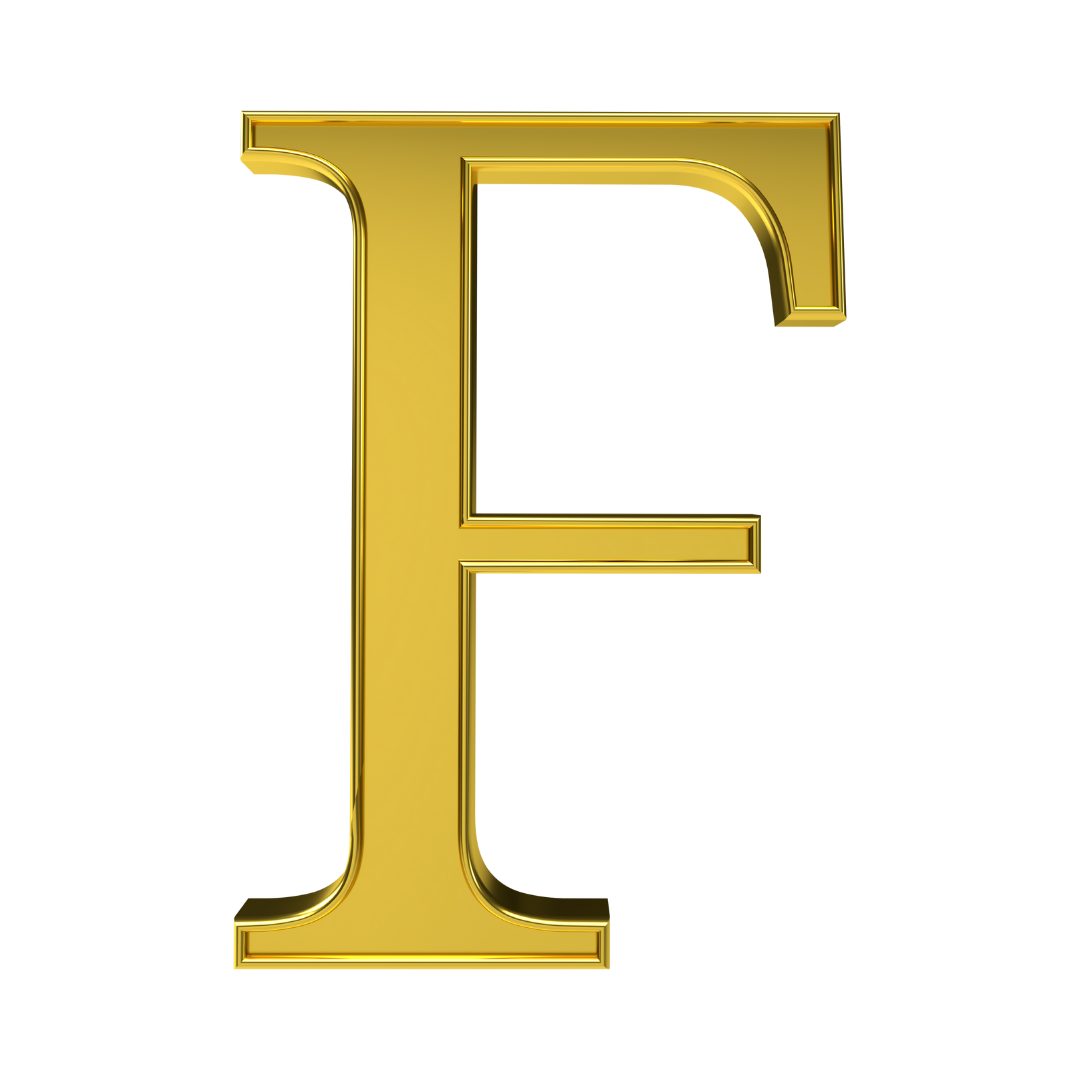 Letter F (Plain)