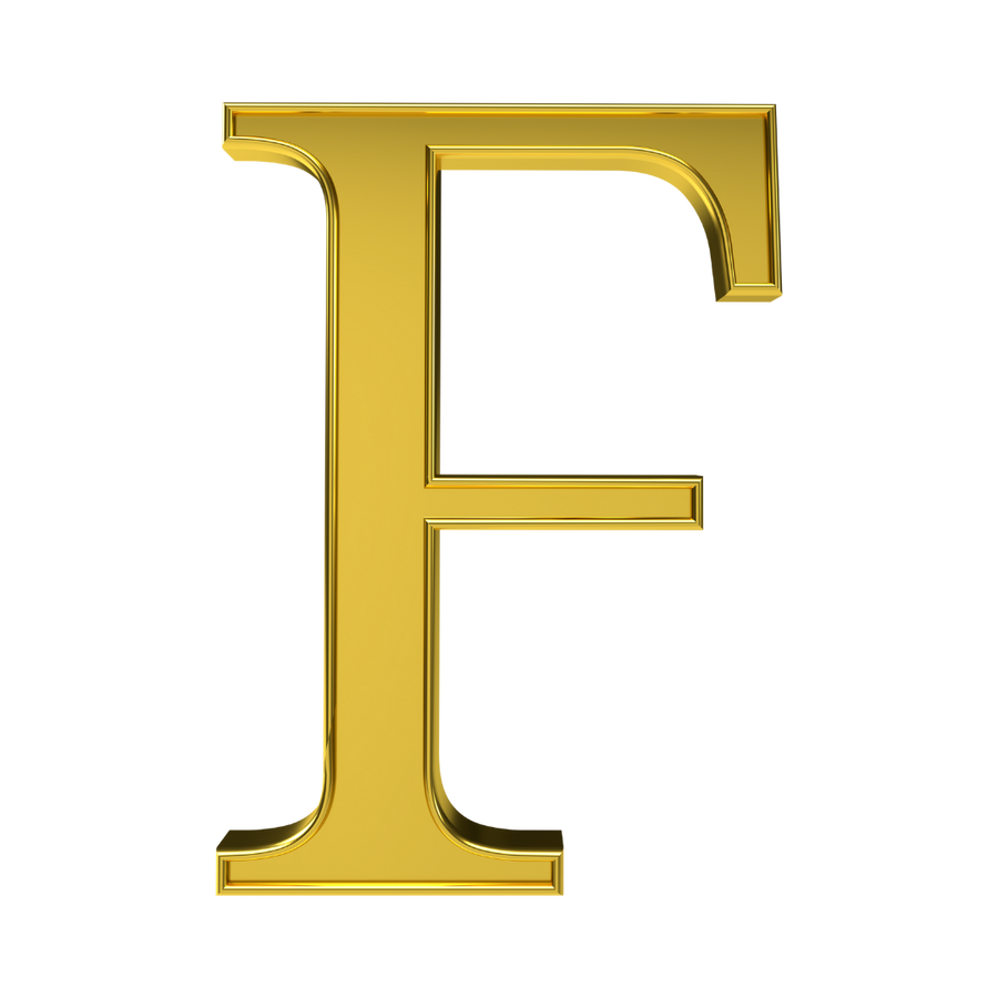 Letter F (Plain)