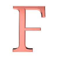 Letter F (Plain)
