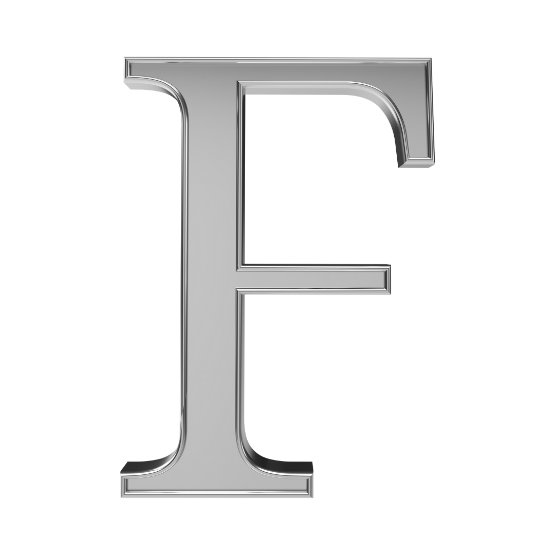 Letter F (Plain)