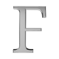 Letter F (Plain)