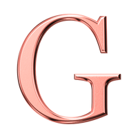 Letter G (Plain)