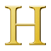 Letter H (Plain)