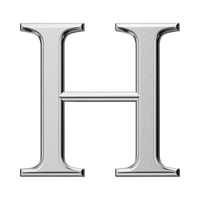 Letter H (Plain)