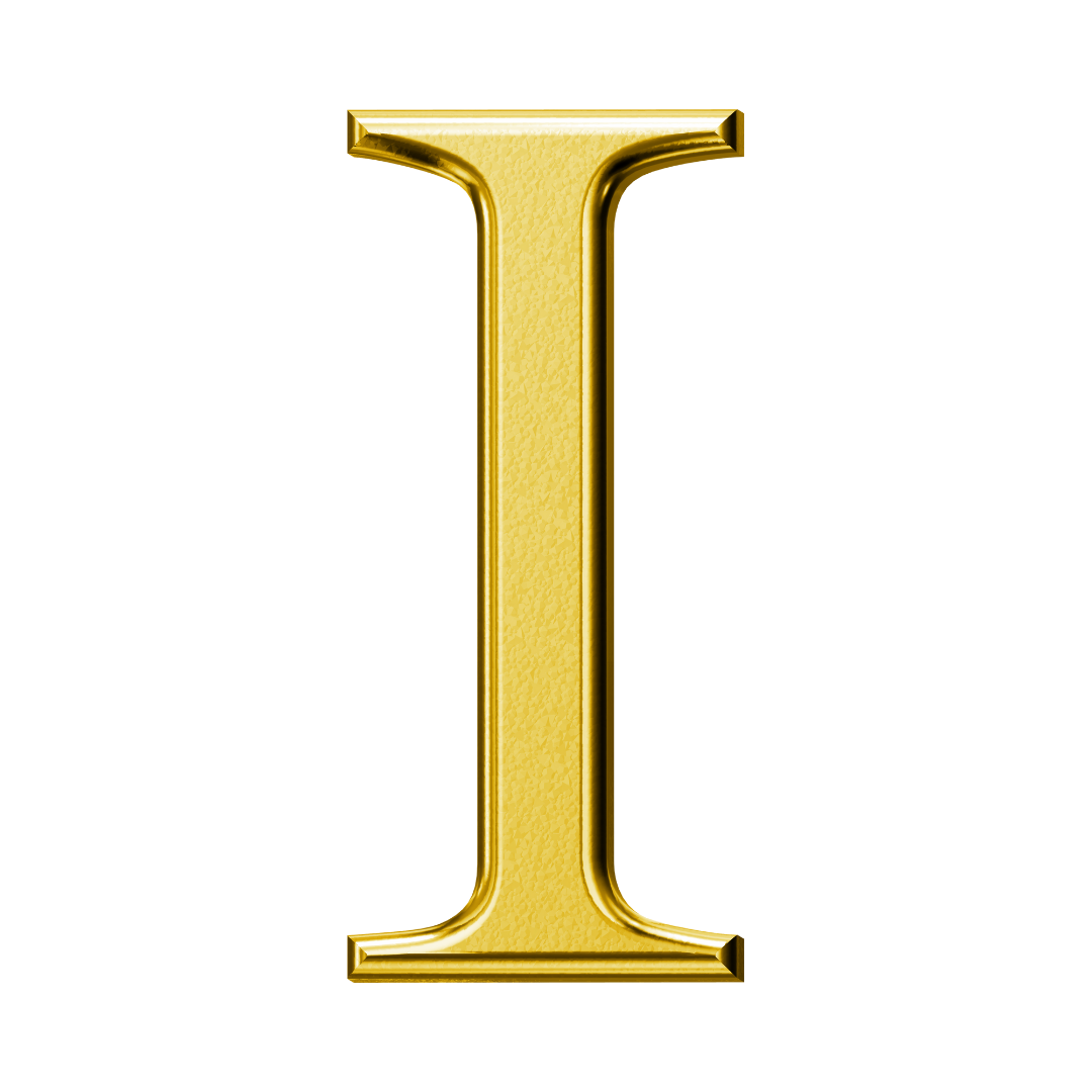 Letter I (Plain)