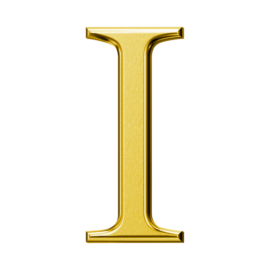 Letter I (Plain)