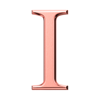 Letter I (Plain)