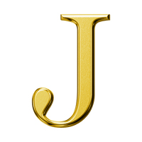 Letter J (Plain)