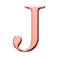 Letter J (Plain)