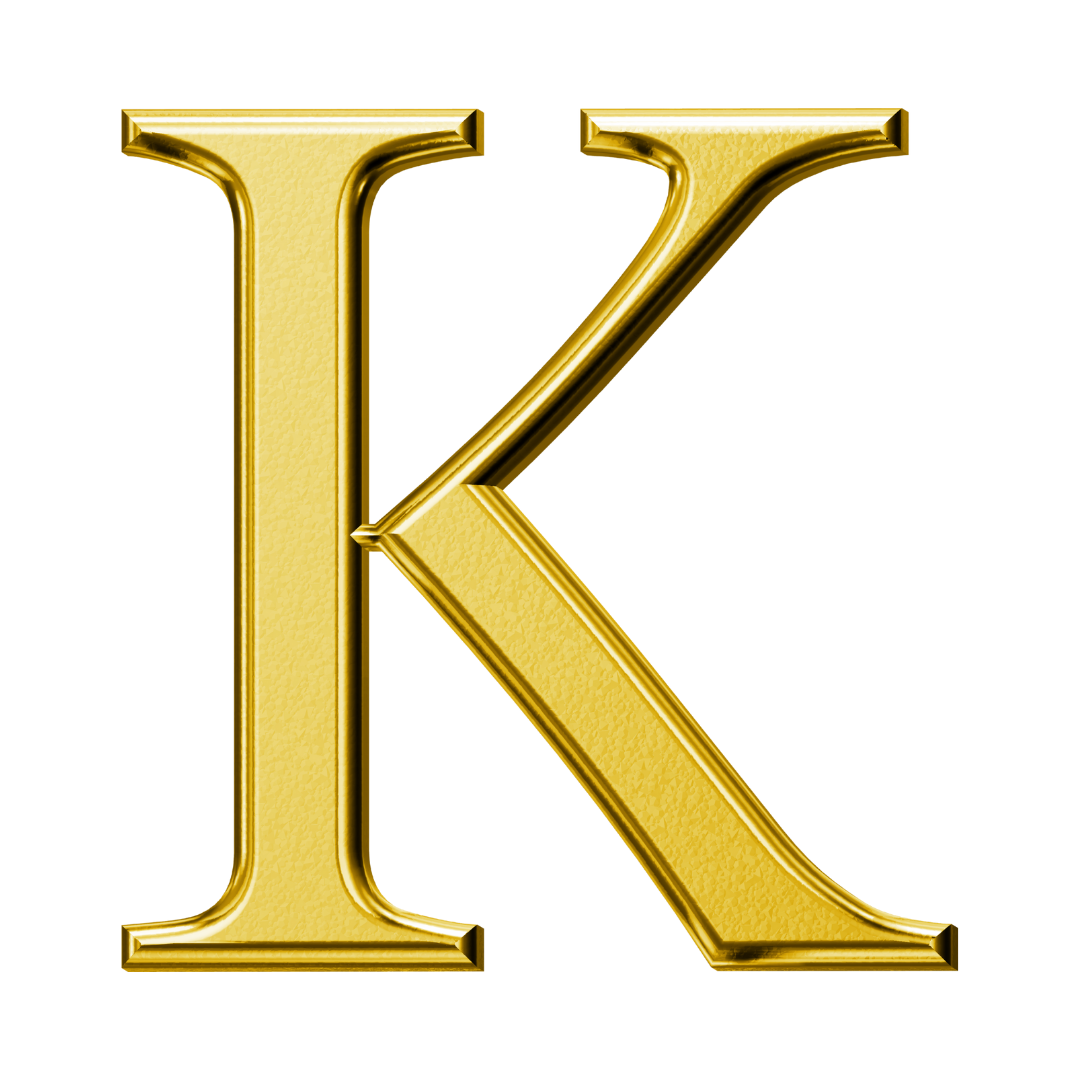Letter K (Plain)