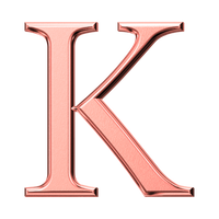 Letter K (Plain)