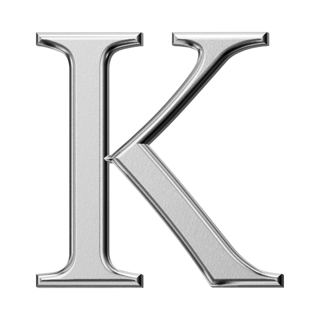Letter K (Plain)