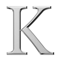 Letter K (Plain)