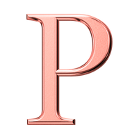 Letter P (Plain)