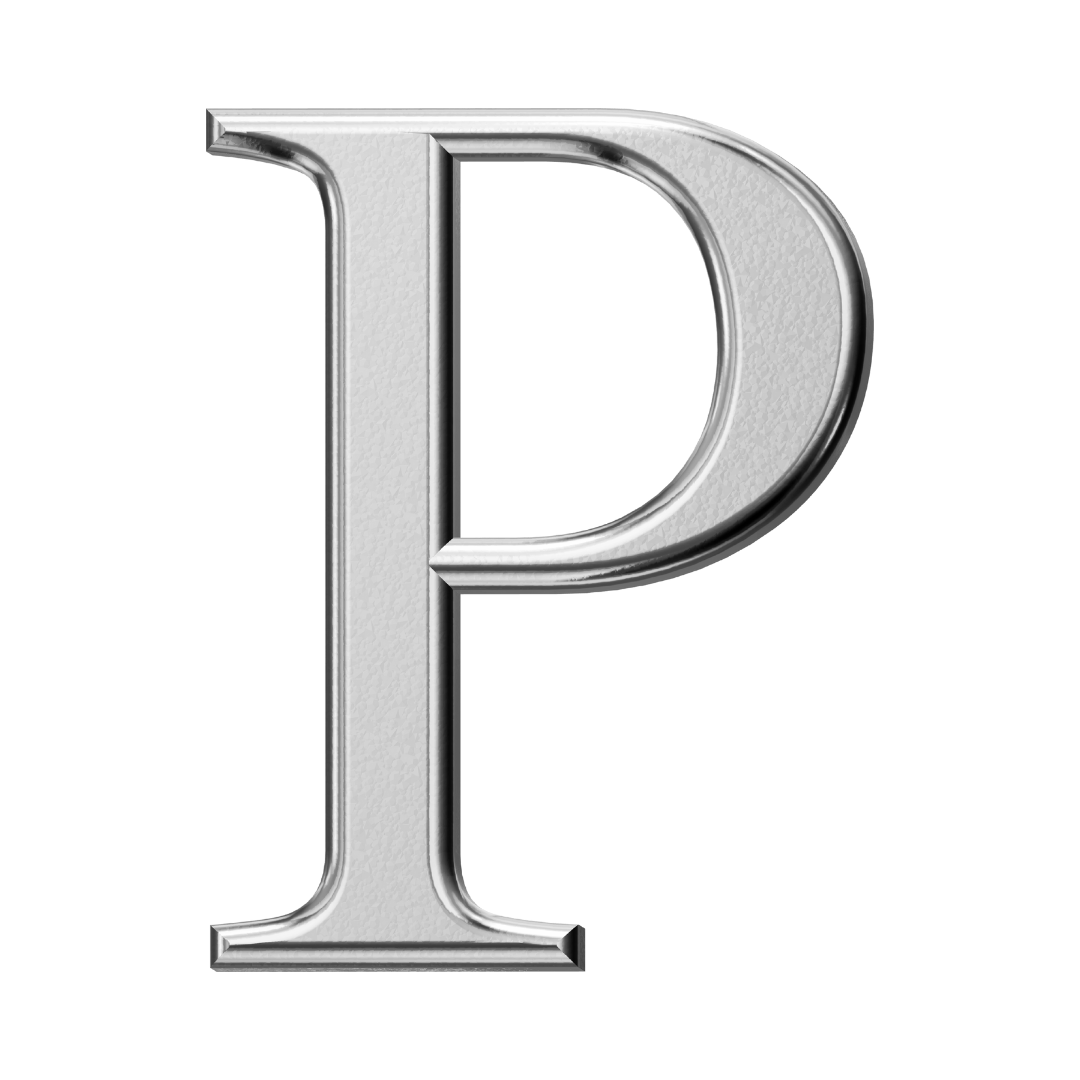 Letter P (Plain)