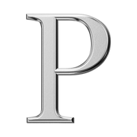 Letter P (Plain)
