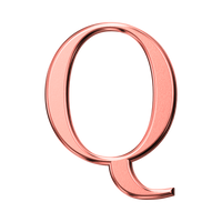 Letter Q (Plain)
