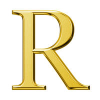 Letter R (Plain)