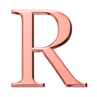Letter R (Plain)
