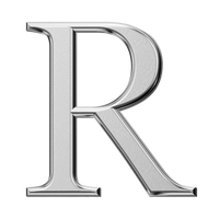 Letter R (Plain)