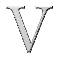 Letter V (Plain)