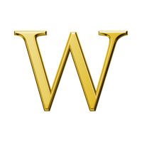 Letter W (Plain)