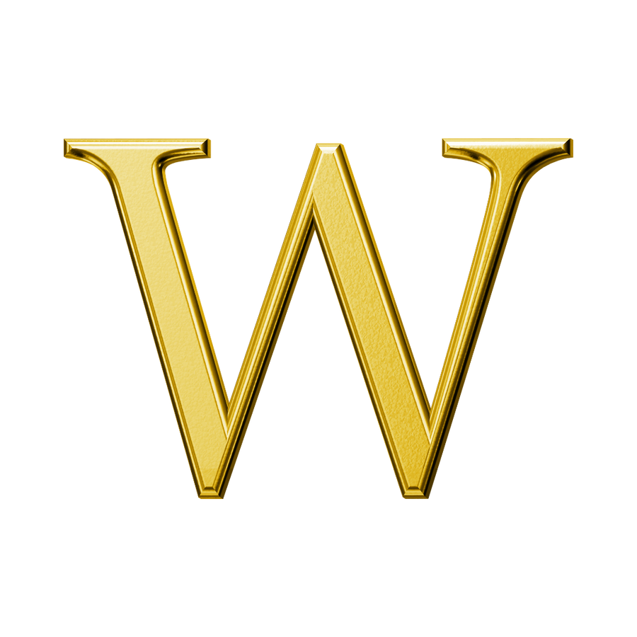 Letter W (Plain)