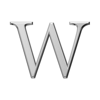 Letter W (Plain)