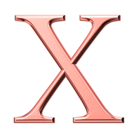 Letter X (Plain)