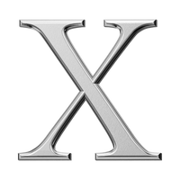 Letter X (Plain)