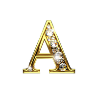 Letter A (Diamond)