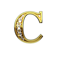 Letter C (Diamond)