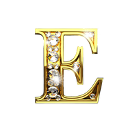 Letter E (Diamond)