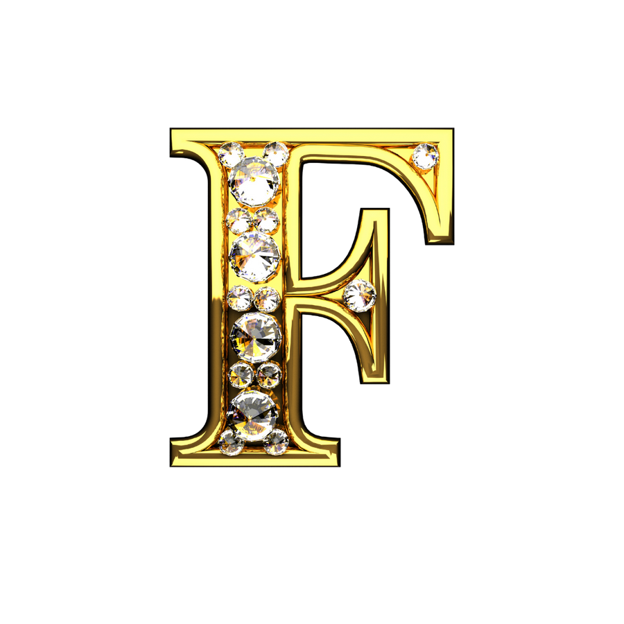 Letter F (Diamond)