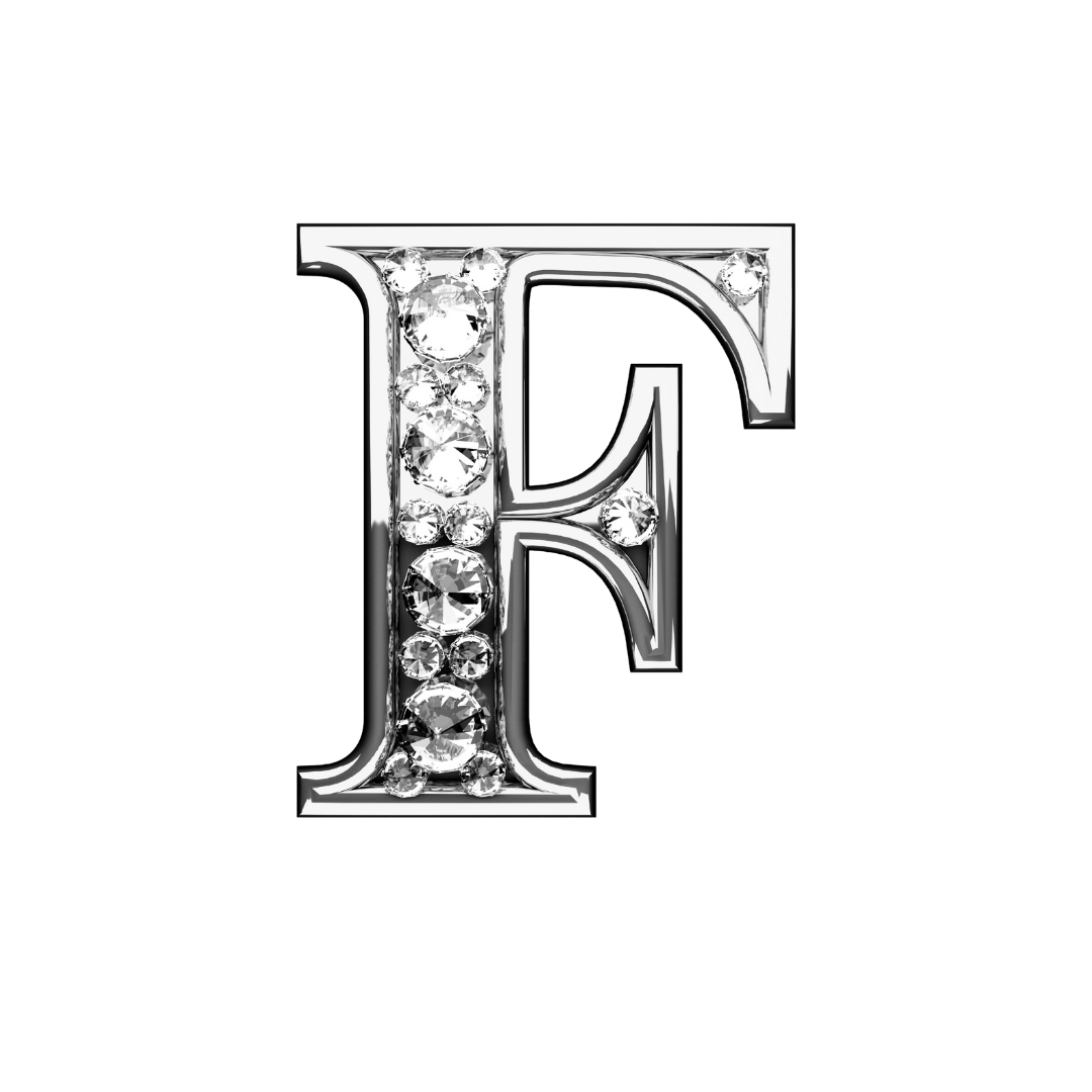Letter F (Diamond)