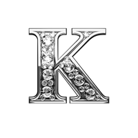 Letter K (Diamond)
